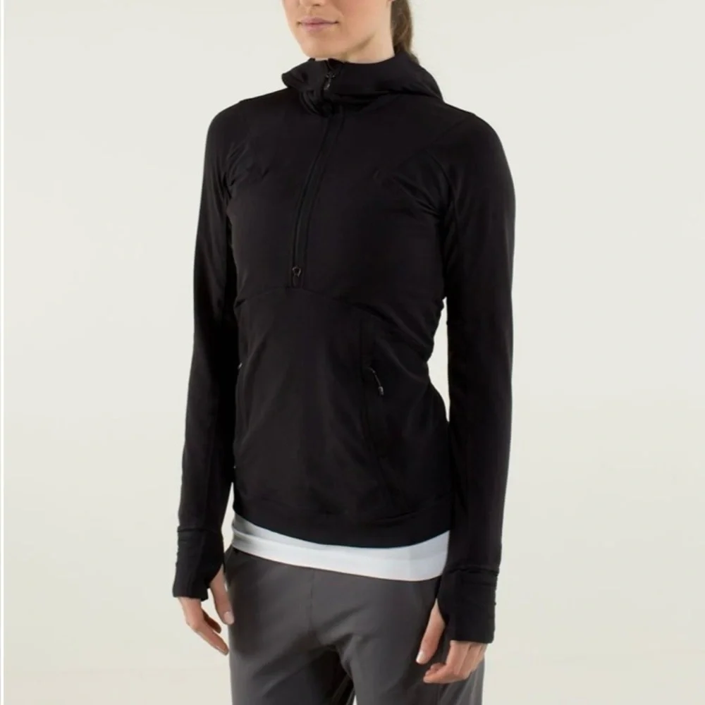 Lululemon Winter Sprinter Hoodie Half Zip Pullover